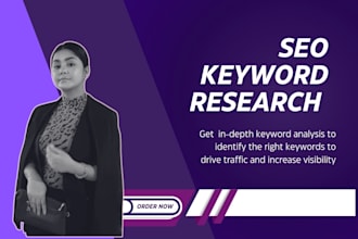 provide SEO keyword research with competitor analysis