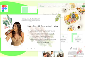 do ui ux design for figma design, figma website design