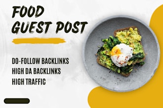 do guest posts for a food blog