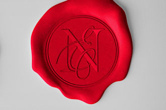 do a wax seal effect front view