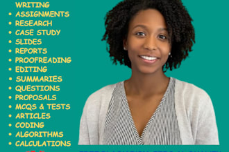 handle proposals, projects n education articles, accounting, finance n IT tasks