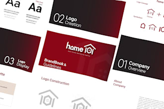 design a professional branding book and brand logo guidelines for your company