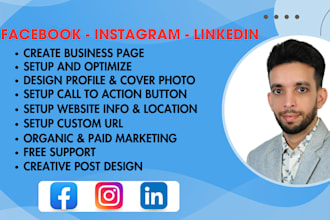 do facebook page create and setup