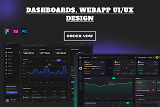 do dashboard ui ux design, web app design, admin panel UI design, crm dashboard