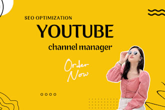 set up and seo optimize your youtube channel