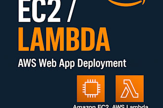 deploy your web app to AWS server or serverless architecture