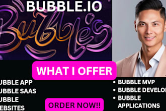 develop high quality bubble io app or website  bubbleio developer saas mvp