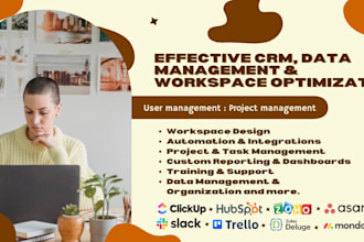 setup monday crm clickup airtable hubspot crm freshdesk zoho crm asana flodesk