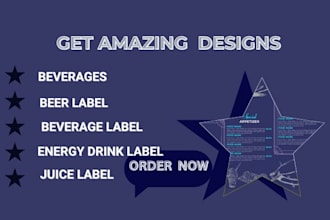 design book layout beer energy drinks juice expert label cookbook design