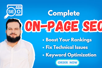 audit website on page SEO technical issues of wordpress wix shopify