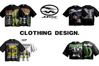 custom clothing designs with streatwear style for your brand