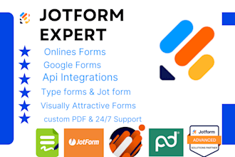 create fillable PDF form online google forms and jotform with digital signature