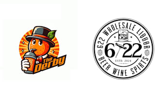 design modern awesome bar logo with satisfaction guaranteed
