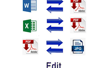 serve as your typist or retype scanned documents,