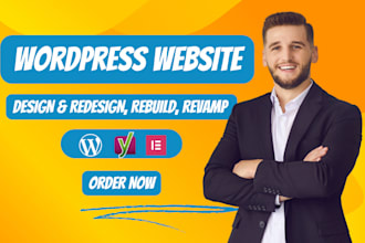rebuild, revamp, design, redesign, duplicate wordpress website
