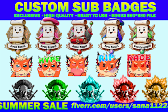 bit badges,  twitch sub badges, subscriber badges for twitch