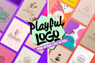 design a fun, playful, hand drawn logo for your business