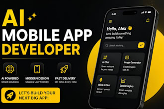 do ai mobile app using flutter dart for ios and android