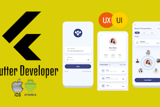 do hybrid mobile app development using flutter dart for ios and android