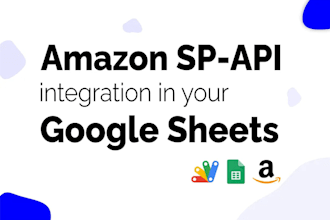 integrate amazon sp API report data with google sheet