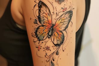 make a custom tattoo design or full sleeve tattoo