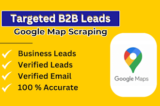 do google map scraping, b2b lead generation, web scraping