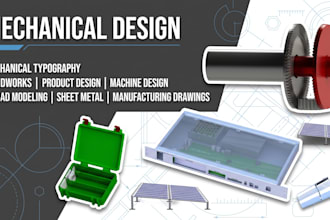 design custom enclosures and 3d cad models using solidworks