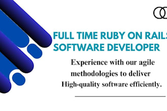 your full time ruby on rails developer fast, secure and scalable apps