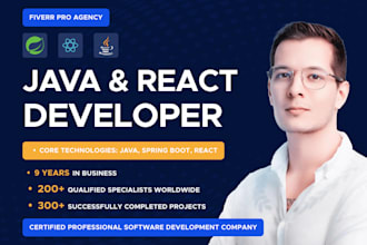 be your full stack java react developer to scale your development team