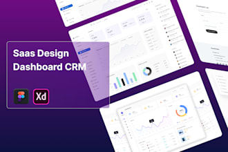 design modern saas dashboard UI UX for web and mobile apps