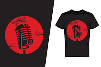 do typography concert music t shirt and merchandise design
