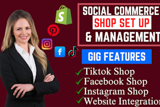 setup tiktok facebook instagram shop shopify ad marketing to boost shopify sales