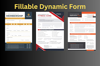 design and convert pdf into dynamic fillable and interactive forms and document