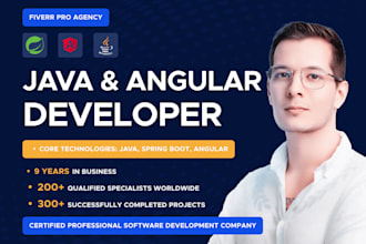 be your angular spring boot java full stack developer to scale your dev team