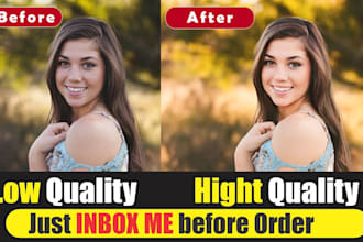 upscale and improve low quality image into high resolution using ai
