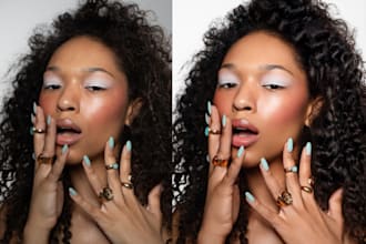 do beauty photo retouching, high end photo editing