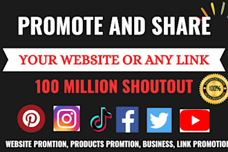 advertise promote and share your business website ebay promotion or any link