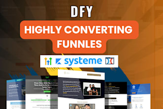 build your sales funnel in clickfunnels gohighlevel, systeme io kajabi funnelish