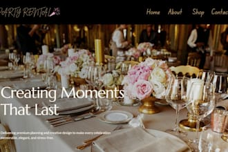 create party rental website, inflatable rental with booking