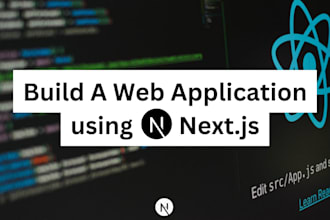 build a custom next js web app