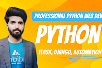 build high performance python web applications,django, flask