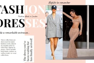 design mood board, trend report and premium brand analysis dropshipping