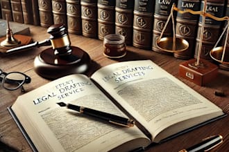 draft pleadings, notices, replies ready to immediate filling