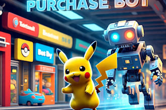 develop a custom auto checkout booking autobuy  pokemon target auto purchase bot