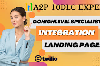 gohighlevel website, landing page, sales funnel, a2p,active campaign