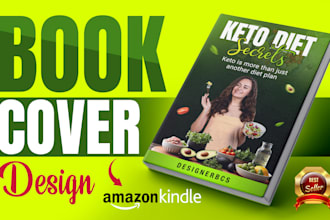 create book cover design or canva ebook, paperback, kindle cover