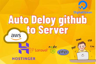 setup auto deploy github to server vps with code PHP,laravel