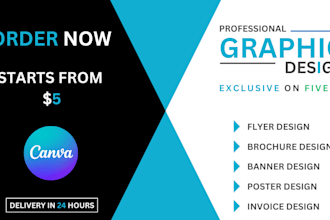 custom brochure, company profile, and flyer design services