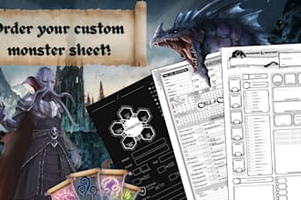 design your homebrew rpg sheet