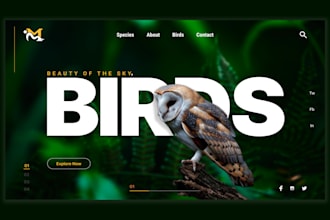 design a stunning responsive website hero section in figma